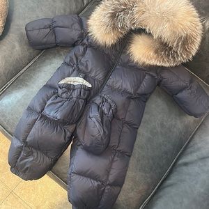 Toddler Snowsuit puffer very warm for babies almost new barely worn authentic